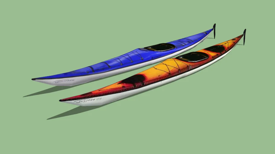 Two Perception Eclipse Kayaks