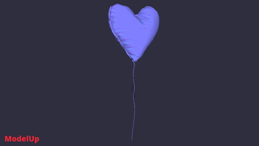 Heart-shaped balloon