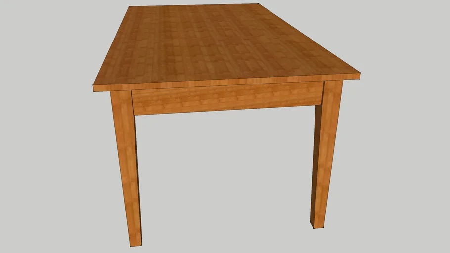 basic wooden table
