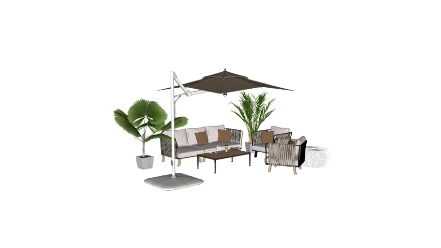 Modern outdoor furniture