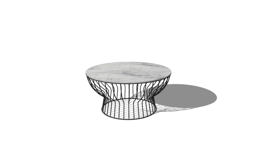 Wire Base Coffee Table