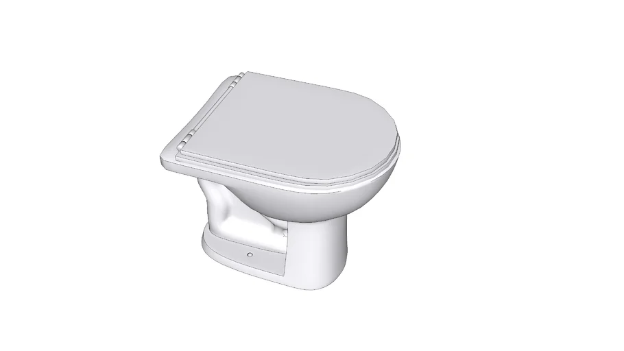 Vaso sanitário clássico - (41.5cmX37cmX50cm)