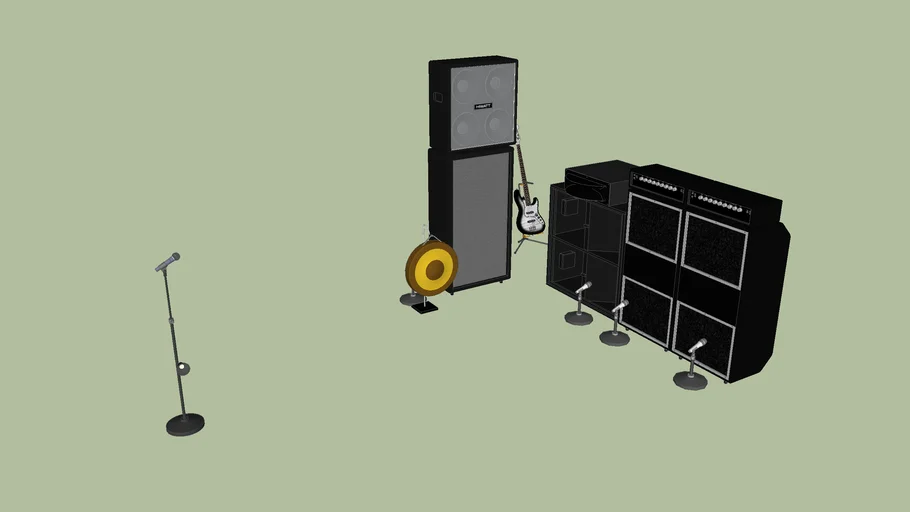 An A Passion Play Tour Stage On Widget Auditorium (Jeffrey Hammond's Gear)
