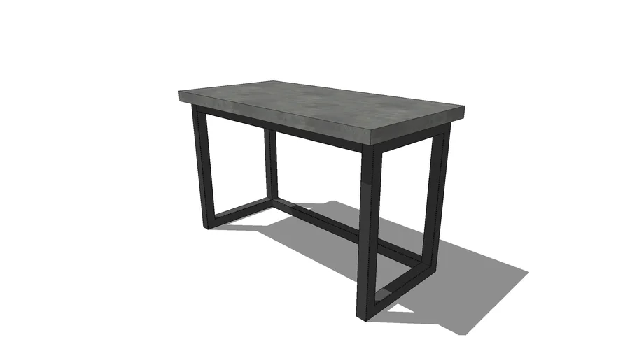 HCD – 24x48 Stretcher 1 Desk w/2x2 Tube Steel