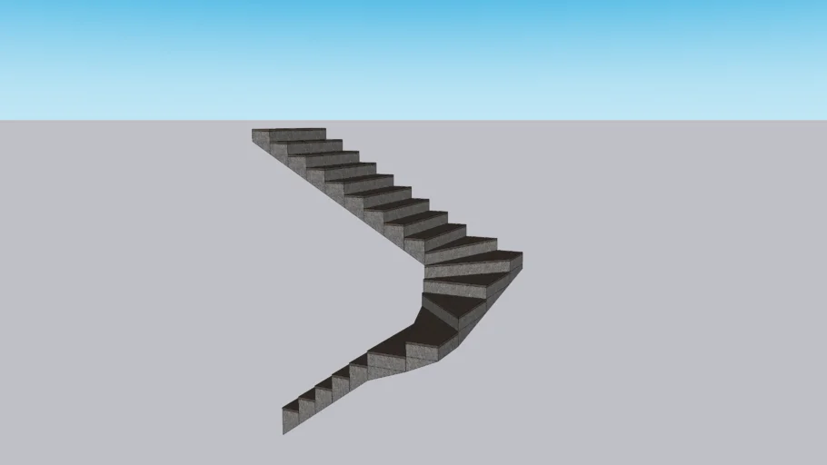 U-Shaped Winder Stairs