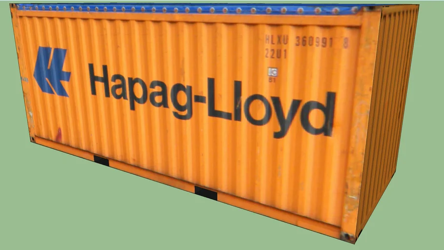 Hapag-Lloyd Open Top Container 20'