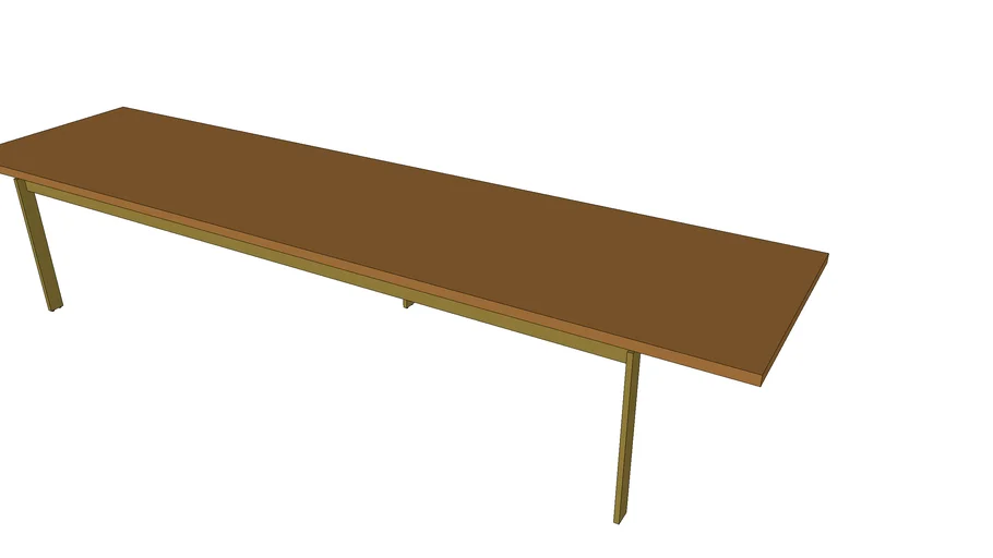 CB-332-180 Plank Coffee Table No Texture