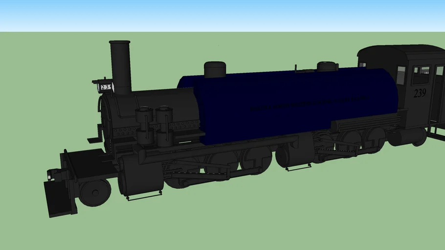 steam engine 2-6-6-2 mallet saddle tank locomotive