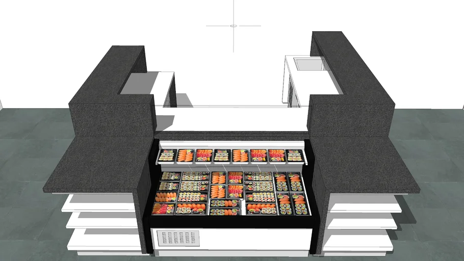 Sushi Bar Counter / Balcão Sushi Bar