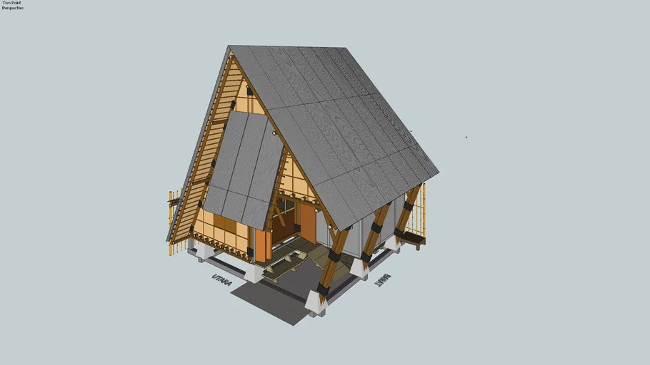 Rumah Panggung Bambu