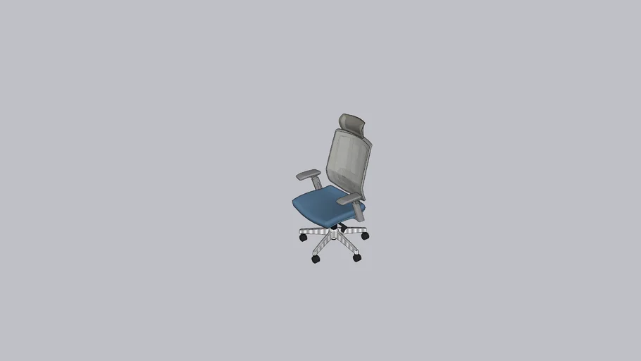 Silla Ejecutiva de Malla con Cabezal