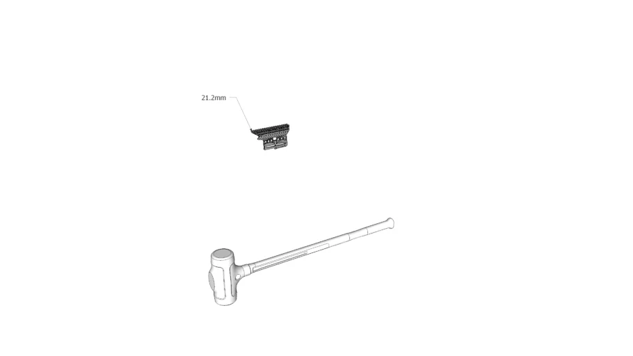 【TARKOV】Superfors DB 2020 Dead Blow Hammer 3D MODEL