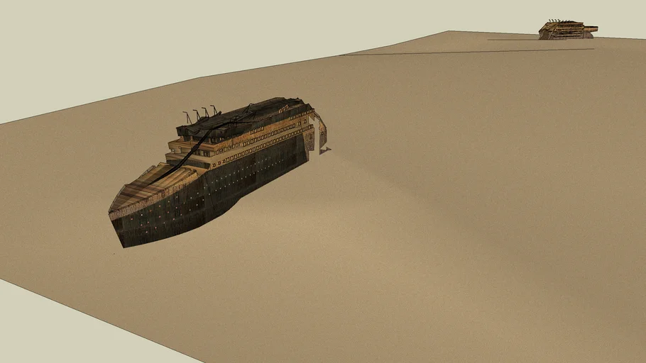 titanic en el fondo del mar