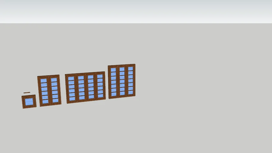 wooden windows