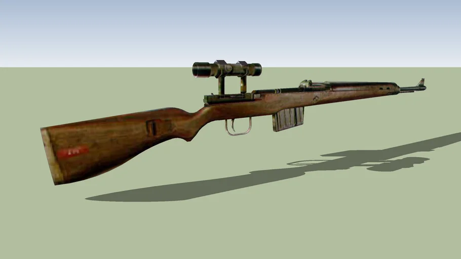 Gewehr 43 with telescopic sight