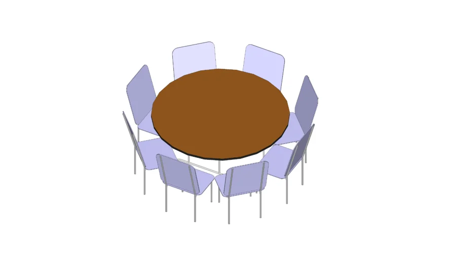 Round Table and Chairs