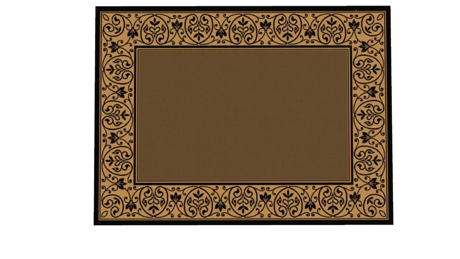 Outdoor patio rug