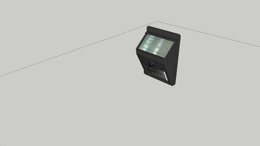 Better Solar Walkway Wall Light