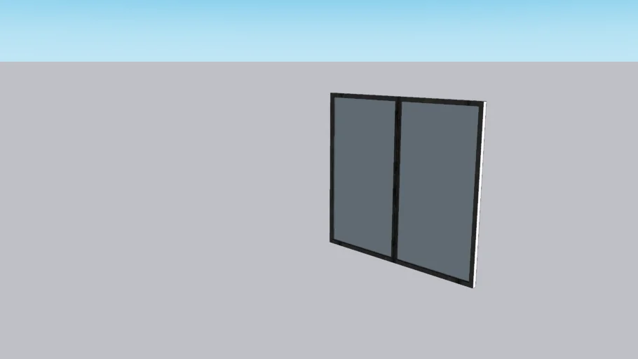 ventana blindex (dos hojas)