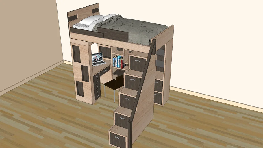 DORMITORIO JUVENIL MODERNO