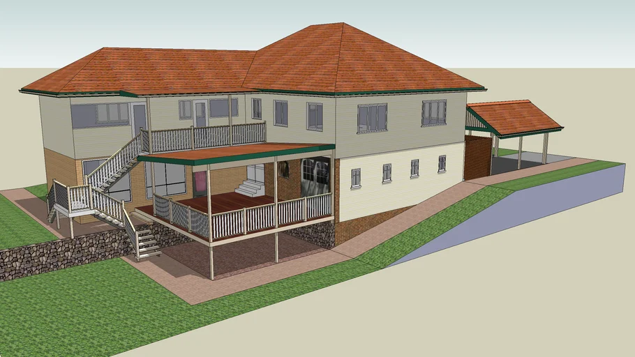 Deck and Carport