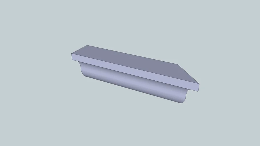 Cyma Recta Mitered Left | 3D Warehouse