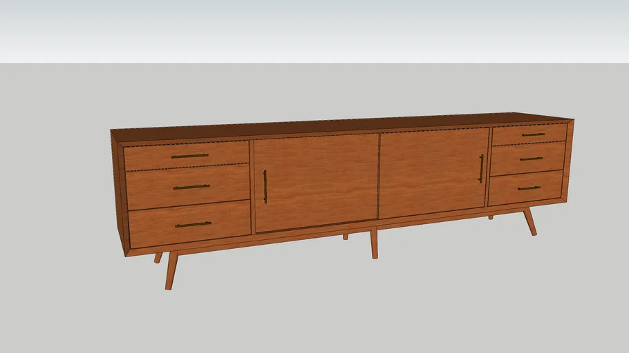 West Elm - Mid-Century Media Console - 96"