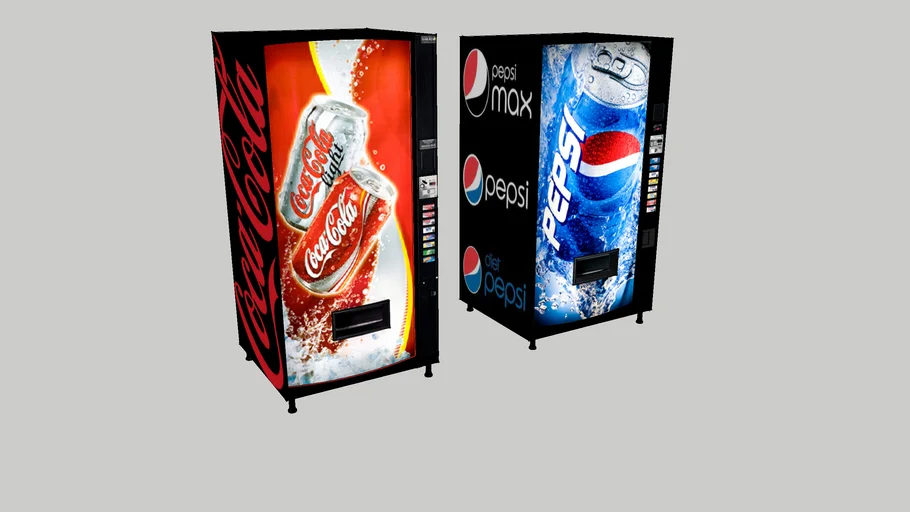 Maquinas vending Pepsi y Coca-cola