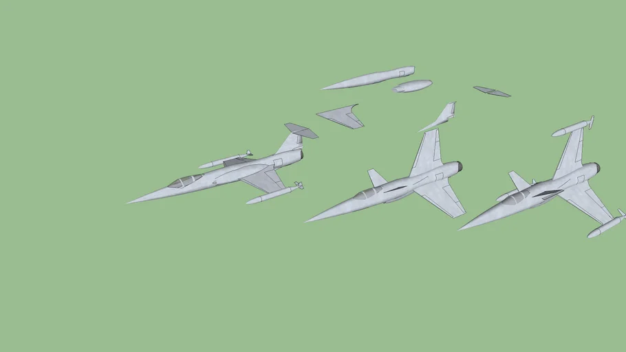 Starfighter Kitbash | 3D Warehouse