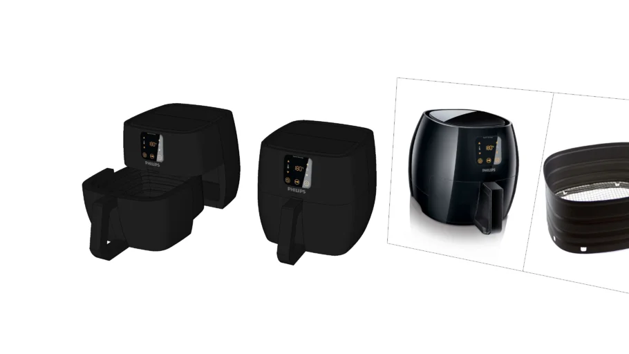 Air Fry - Air Fryer - Érfrai - Fritadeira - V-Ray Ready
