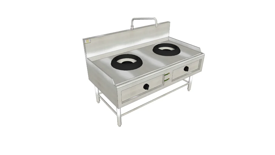 Restaurant double burner