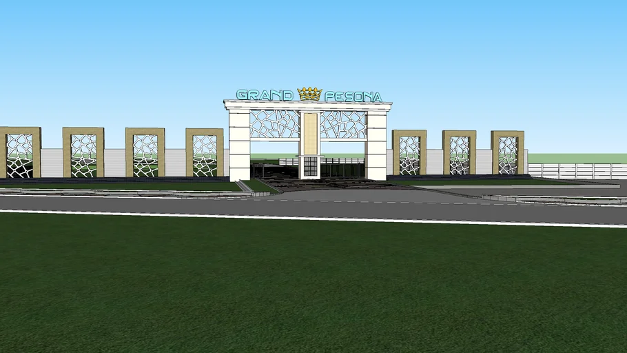 Gate Perumahan Grand Pesona