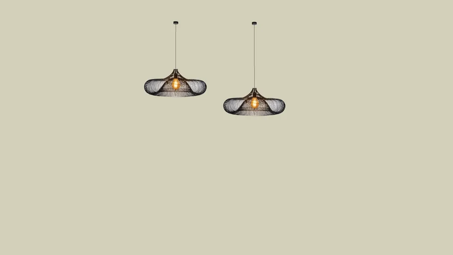 MEUBLS - Hanging metal lamp