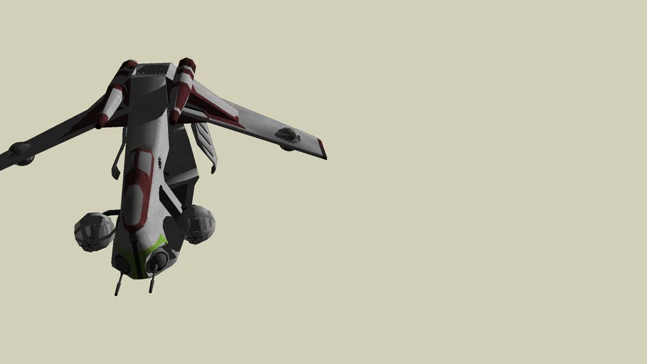 laat/ i (low altitude assault transport - infatery) republic gunship
