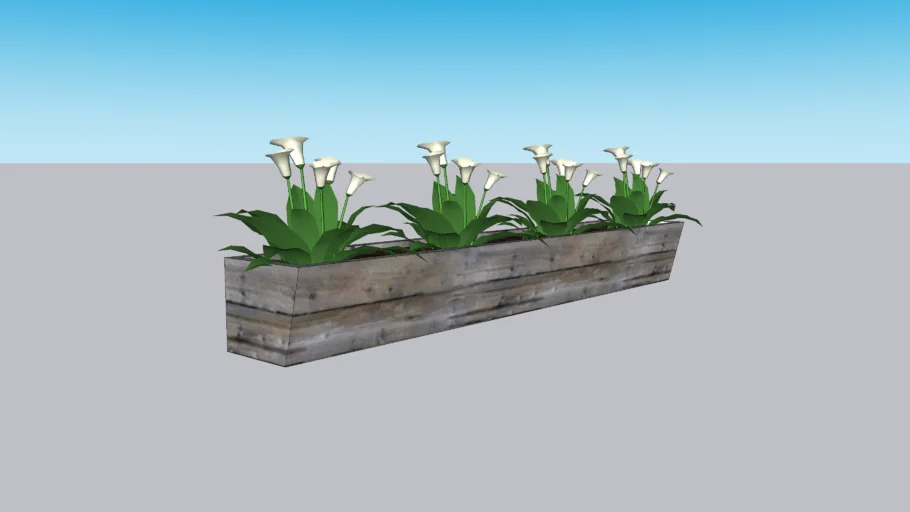 Window Flower Box 48 inches wide