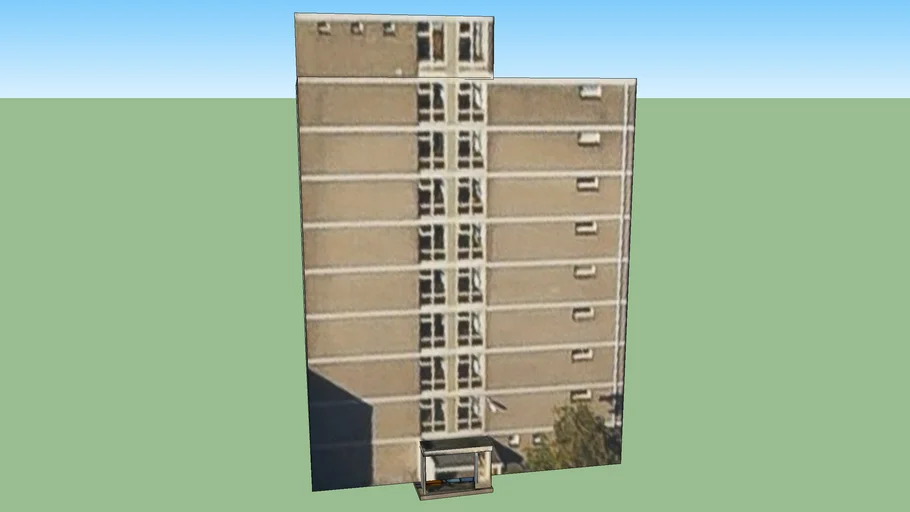 Gebouw in 2521 TA Den Haag, Zuidholland, Nederland.
