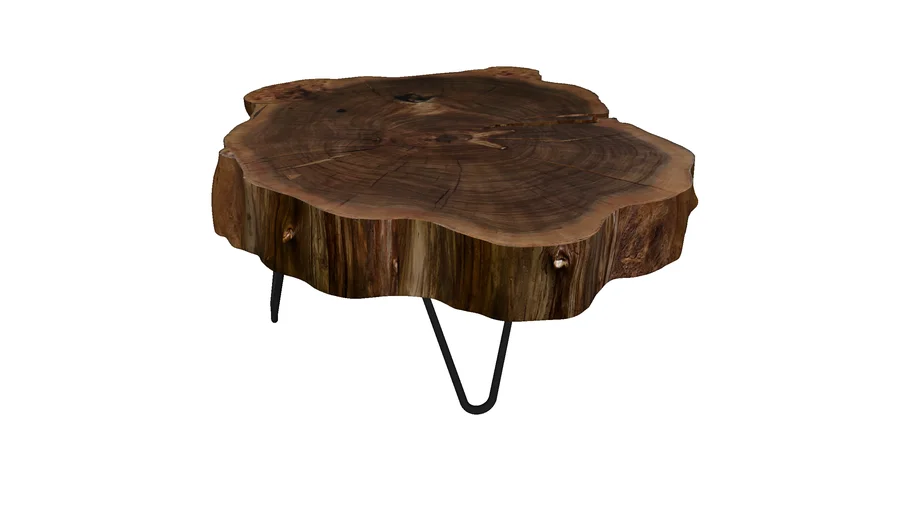 Solid wood table