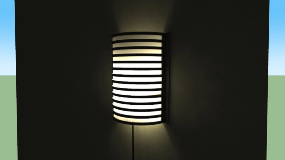 Wooden Wall Mounted Night Lamp