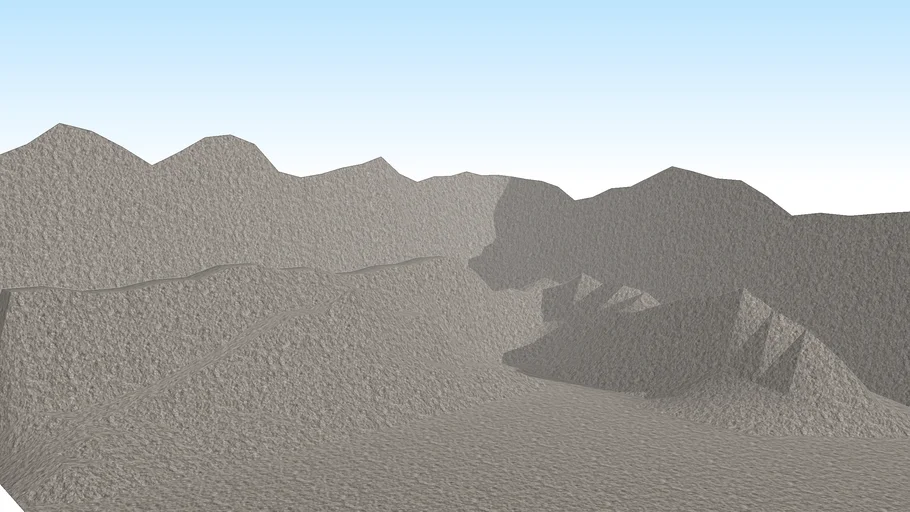 Mountain Terrain | 3D Warehouse