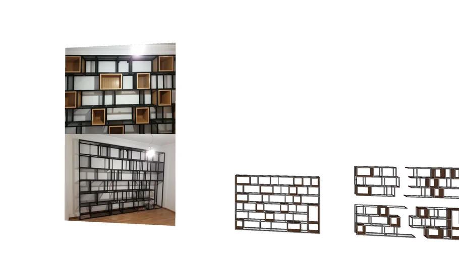 Metal shelf