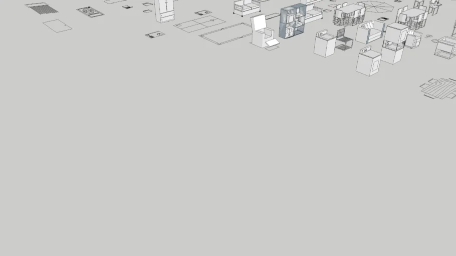 2D Furniture Library