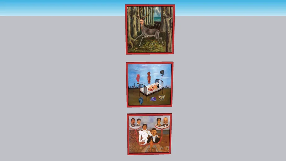 QUADROS FRIDA KAHLO