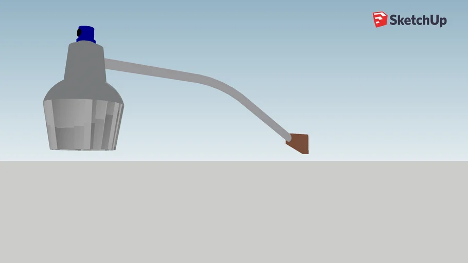 Old High pressure sodium outdoor area light