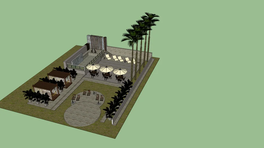 Exterior de Piscina