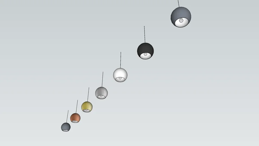 FLYMEe Parlor Pendant Light - ball shape φ250