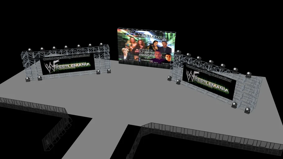 WWF WrestleMania 16 (2000) Stage Model