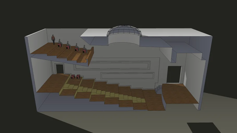 TEATRO VISTA CORTE LONGITUDINAL