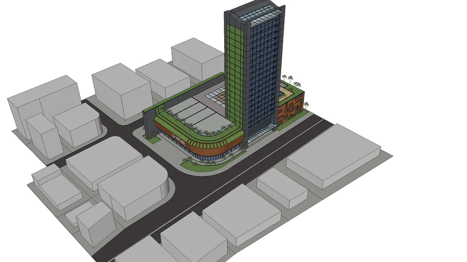 hotel and mall