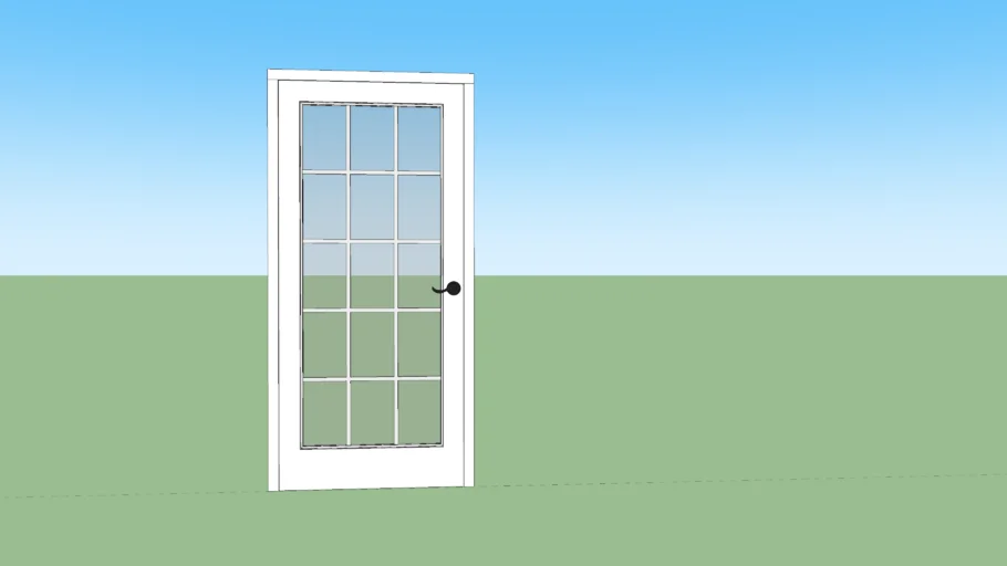 Single French door
