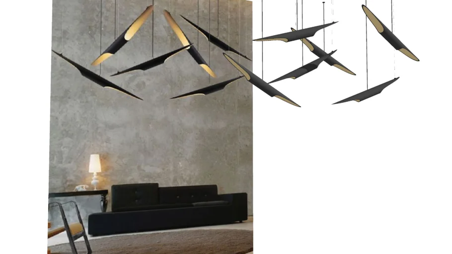Coltrane Suspension Ceiling Lamp